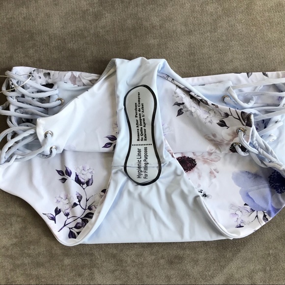 Floral/Pastel Reversible TiniBikini Swimsuit - Picture 12 of 16
